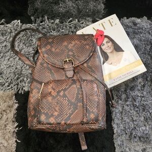 Aldo snake skin mini bag pack